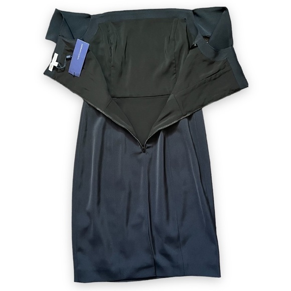 NWT Rebecca Minkoff Diana Black Off the Shoulder Mini Dress sz 0 - Picture 7 of 15